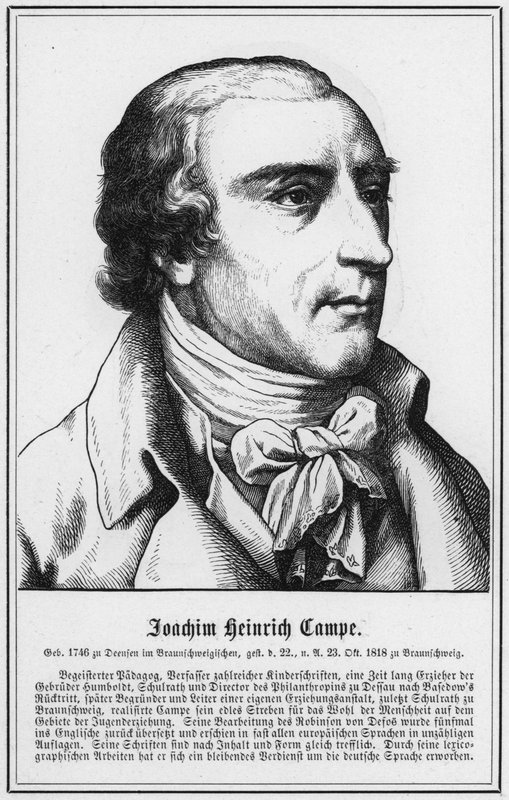 Joachim Heinrich Campe (gravura) de German School