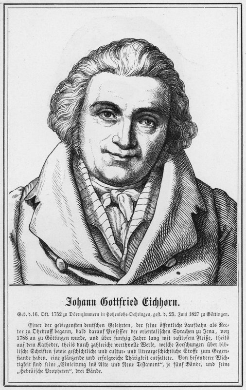 Johann Gottfried Eichhorn (gravura) de German School