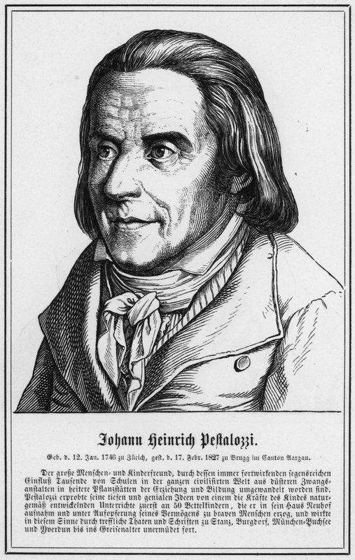 Johann Heinrich Pestalozzi (gravura) de German School