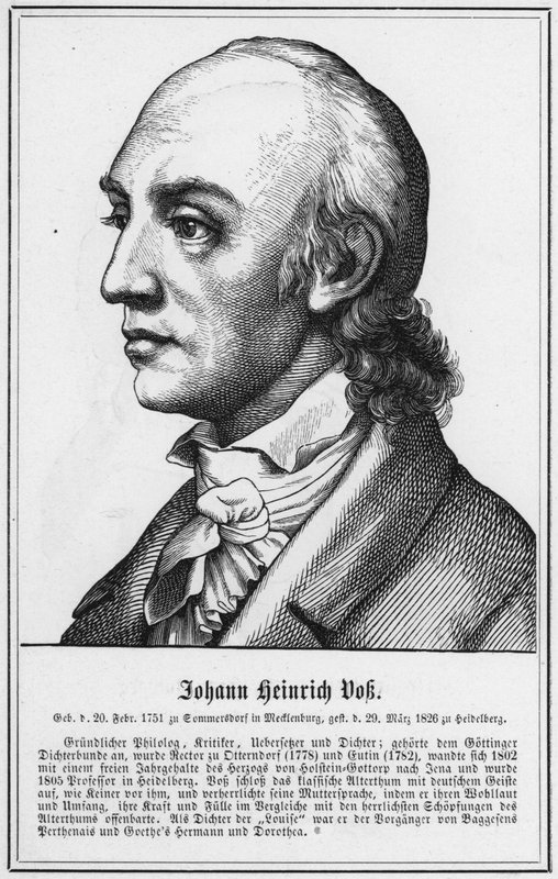 Johann Heinrich Vok (gravura) de German School