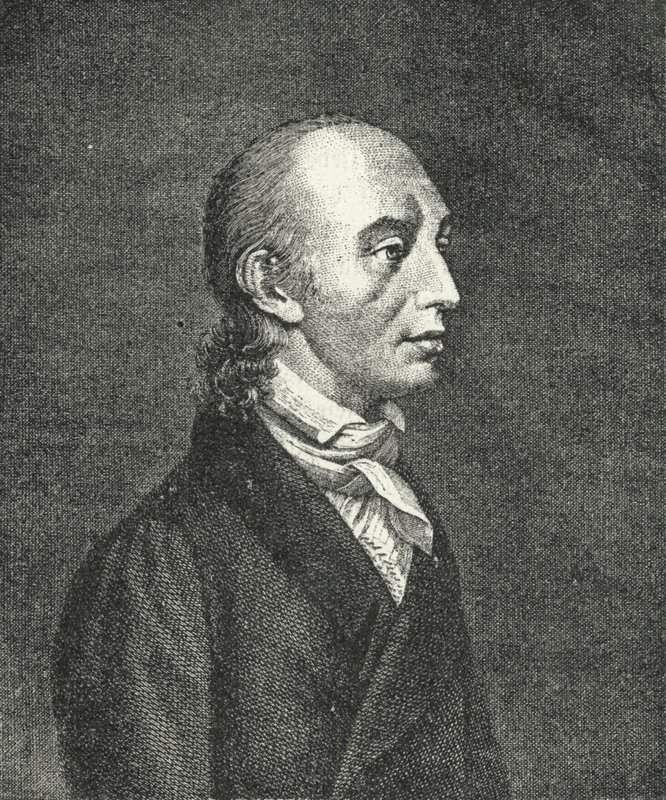 Johann Heinrich Voss, classicista e poeta alemão (gravura) de German School