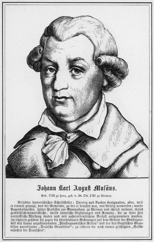 Johann Karl August Musaus (gravura) de German School