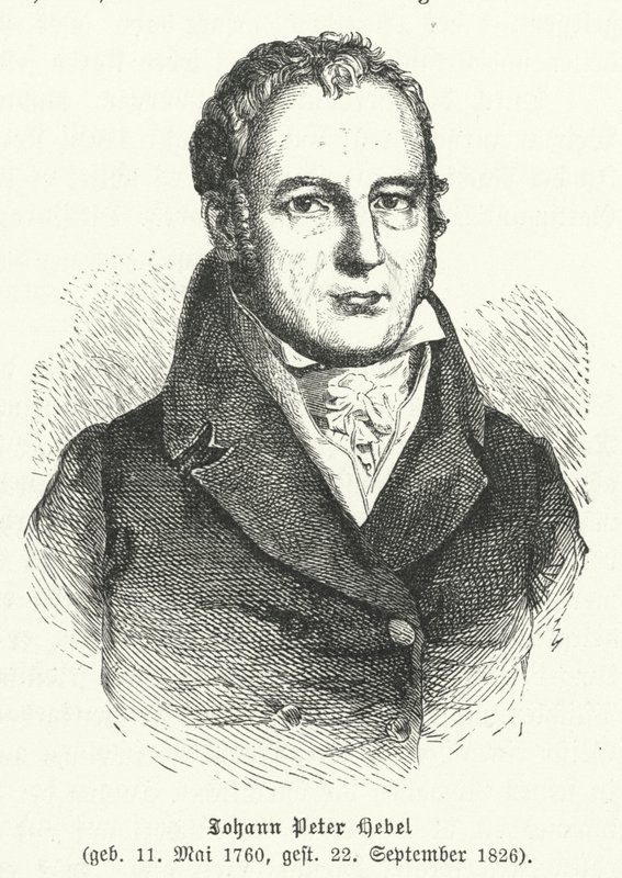 Johann Peter Hebel, poeta alemão de German School