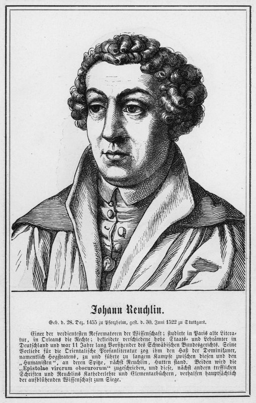 Johann Reuchlin (gravura) de German School