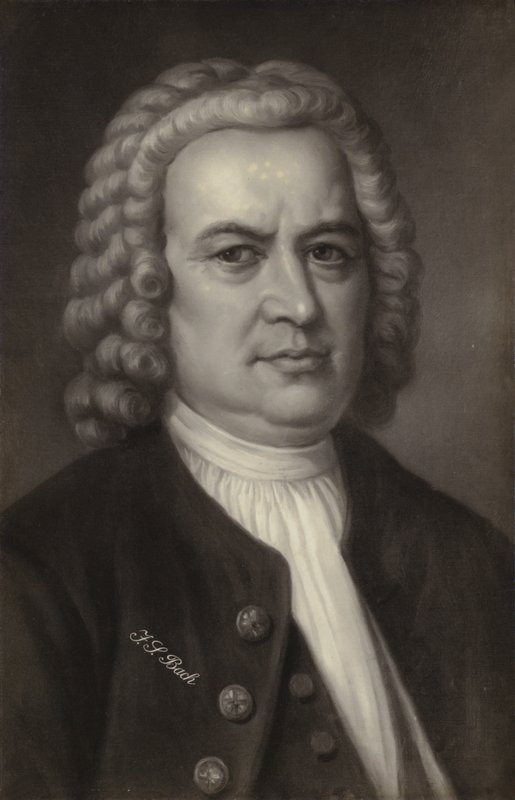 Johann Sebastian Bach, compositor alemão, organista, cravista, violista e violinista do período barroco (1685-1750) de German School