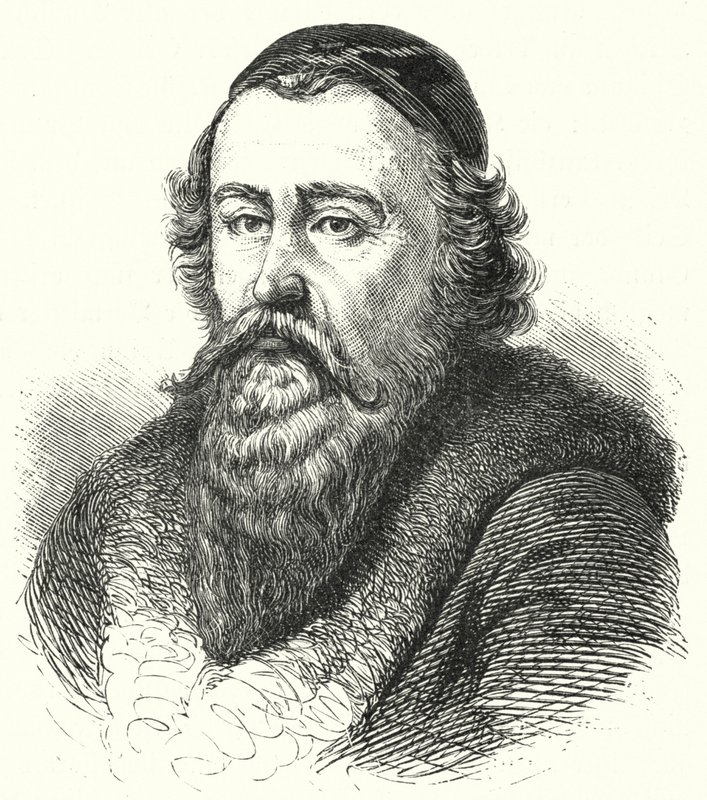 John Amos Comenius, filósofo e teólogo morávio (gravura) de German School