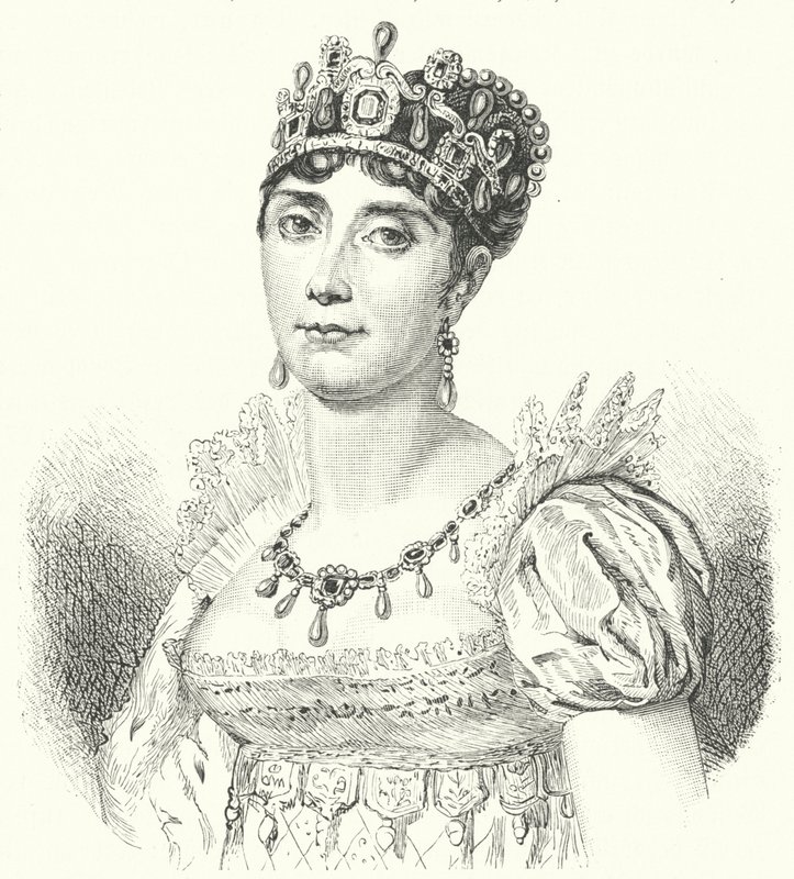 Josefina de Beauharnais, primeira esposa de Napoleão I (gravura) de German School