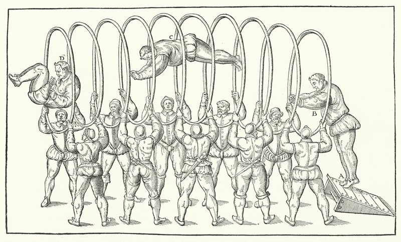 Saltar através de arcos (gravação) de German School