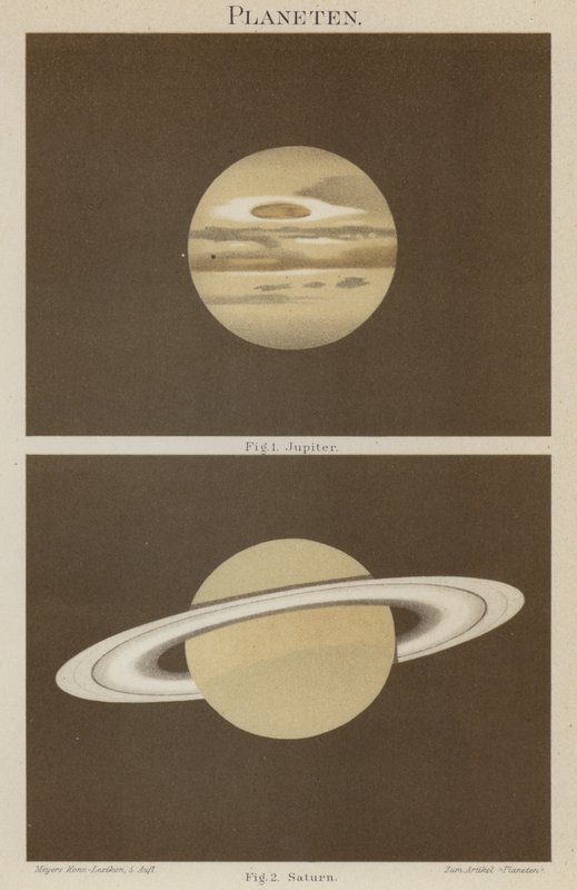 Júpiter e Saturno de German School
