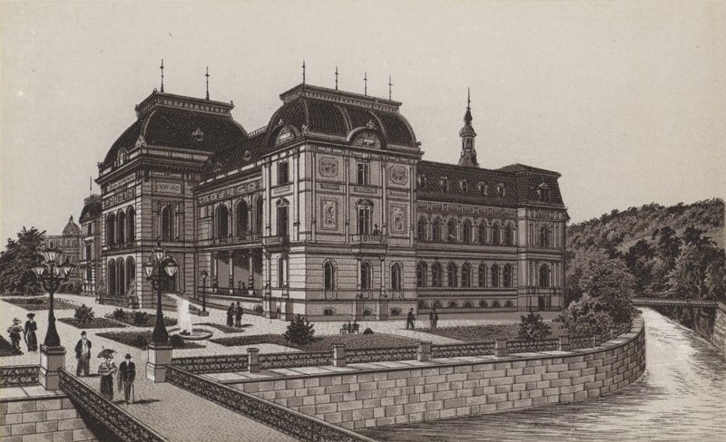 Banho do Imperador (litho) de German School