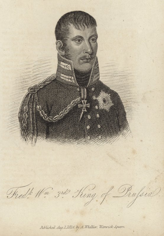 Rei Frederico Guilherme III da Prússia de German School