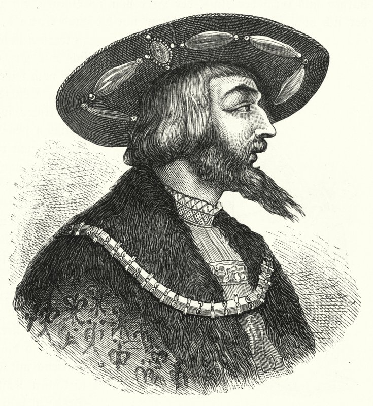 Rei Luís II da Hungria (gravura) de German School