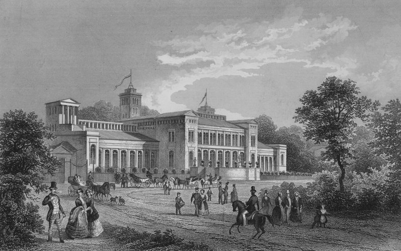 Kroll Opera House, Berlim (gravação em aço) de German School