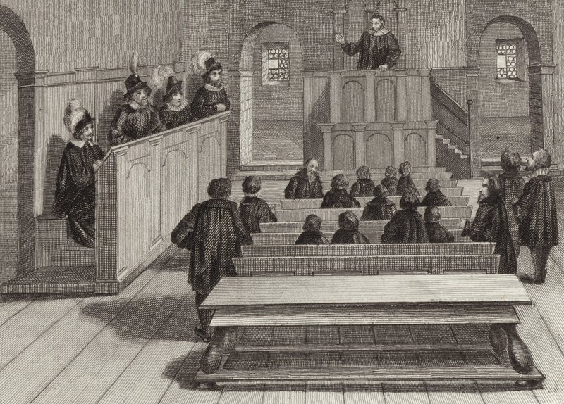 Sala de conferências na Universidade de Tubingen, Alemanha de German School