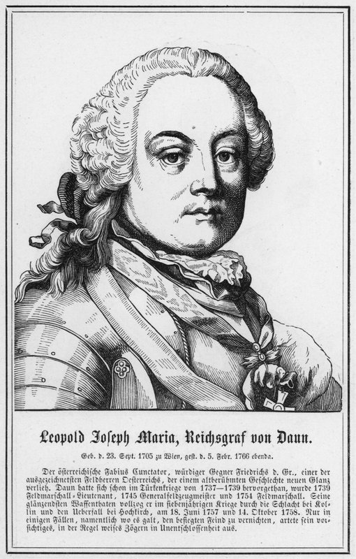 Leopold Joseph Maria, Conde de Daun (gravura) de German School
