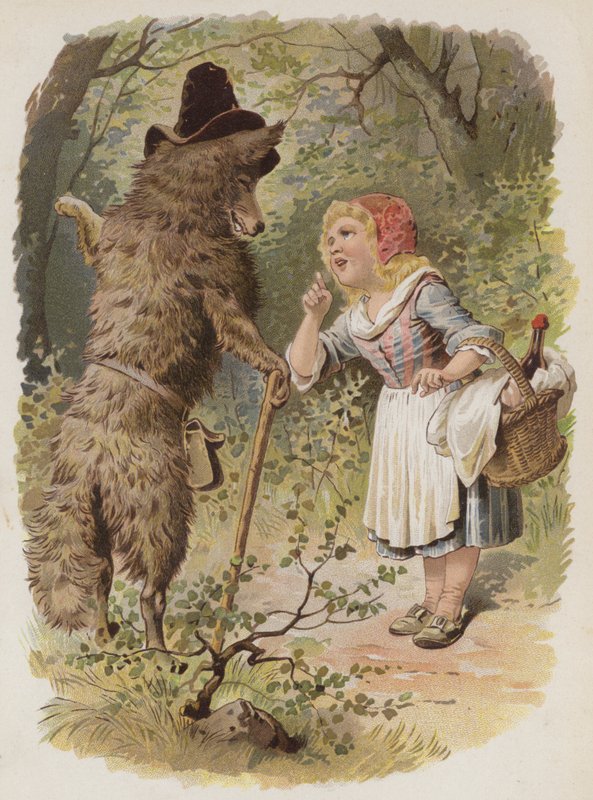 Capuchinho Vermelho (chromolitho) de German School
