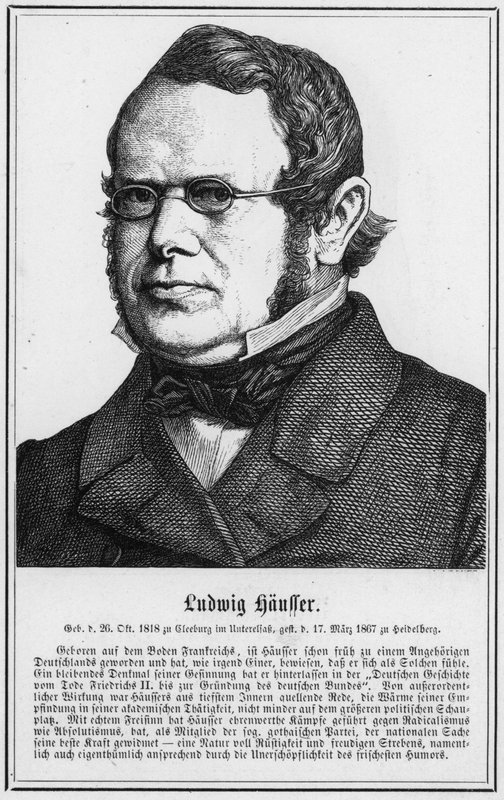 Ludwig Hausser (gravura) de German School