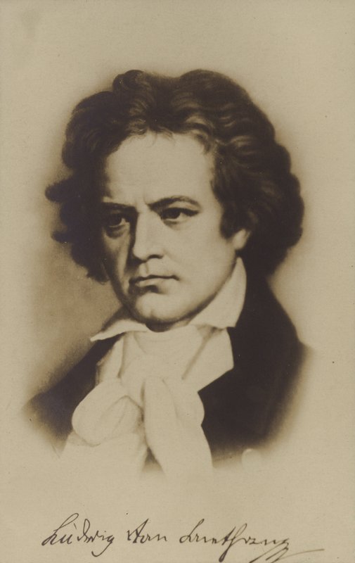 Ludwig van Beethoven, compositor e pianista alemão (1770-1827) de German School