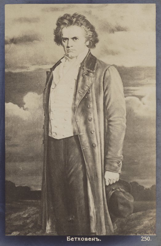 Ludwig van Beethoven, compositor e pianista alemão (1770-1827) de German School