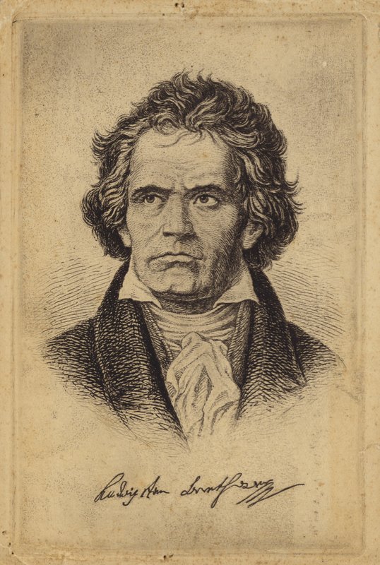 Ludwig van Beethoven, compositor e pianista alemão (1770-1827) de German School