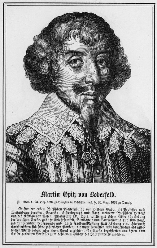 Martin Opik von Boberfeld (gravura) de German School