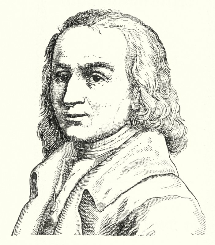 Matthias Claudius, poeta e jornalista alemão (gravura) de German School
