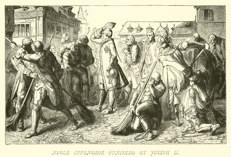 Delinqüentes nobres punidos por José II de German School
