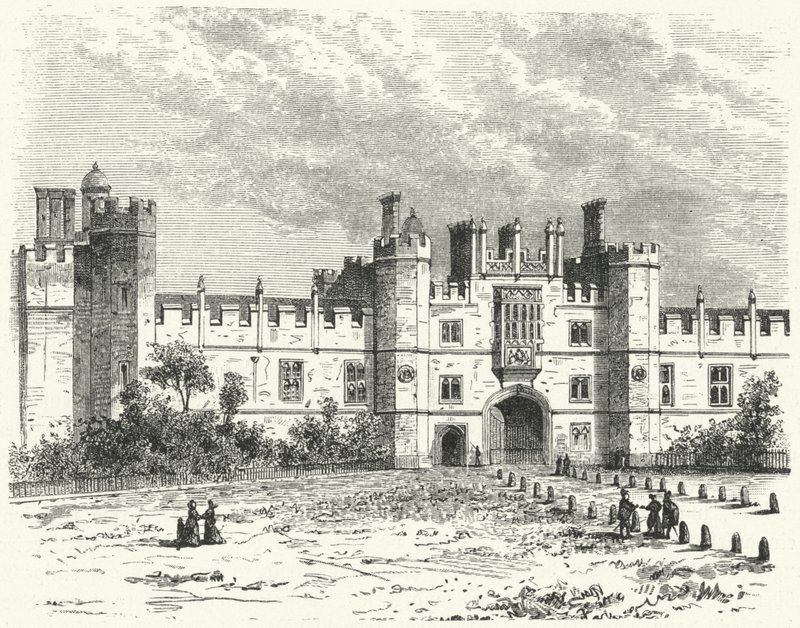 Palace of Whitehall, Londres (gravura) de German School