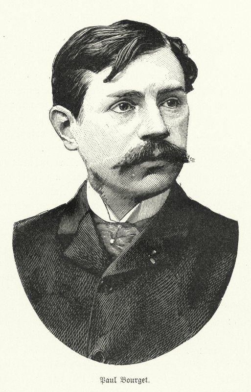 Paul Bourget, romancista francês (litho) de German School