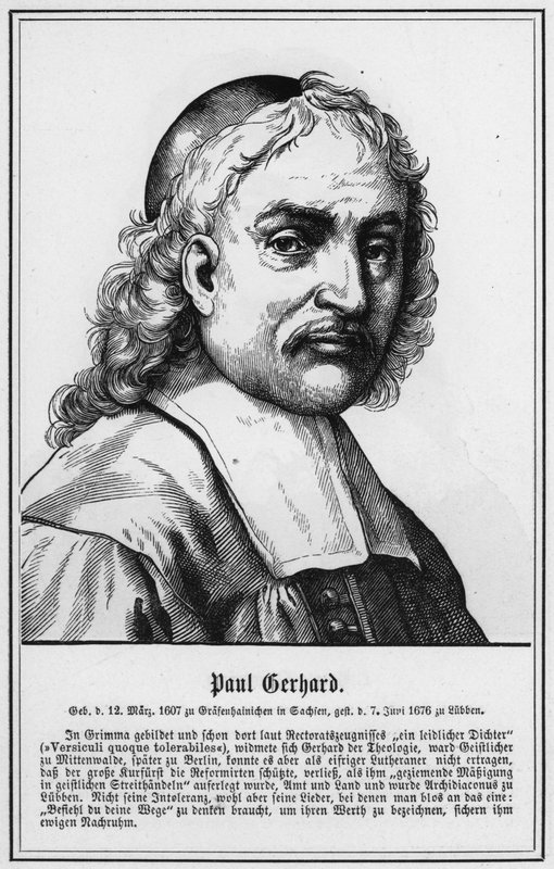 Paul Gerhard (gravura) de German School