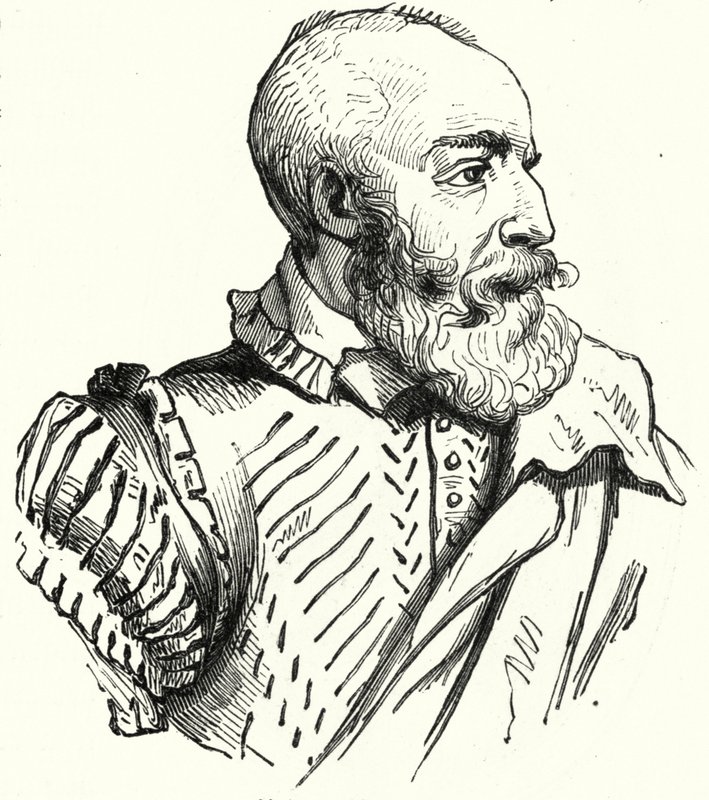 Petrus Ramus, humanista e lógico francês morto no massacre do dia de São Bartolomeu (gravura) de German School
