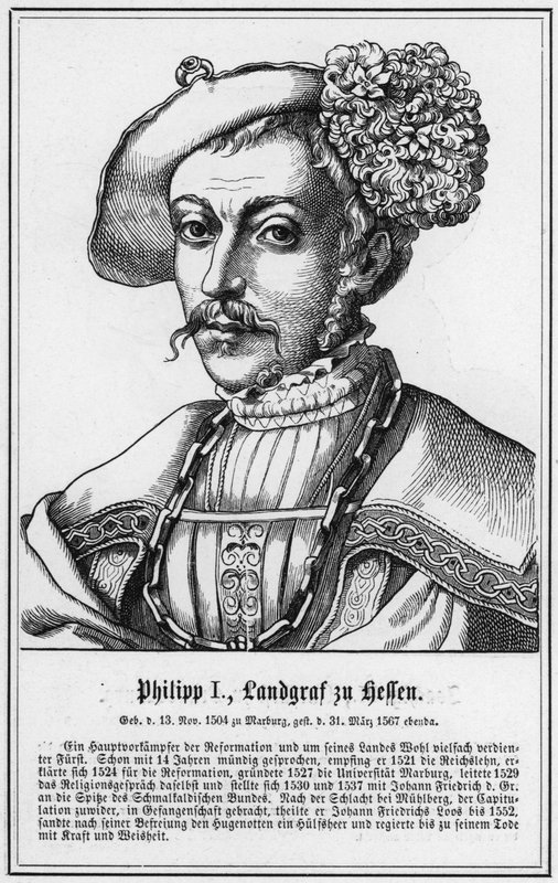 Philip I, Landgrave de Hesse (gravura) de German School