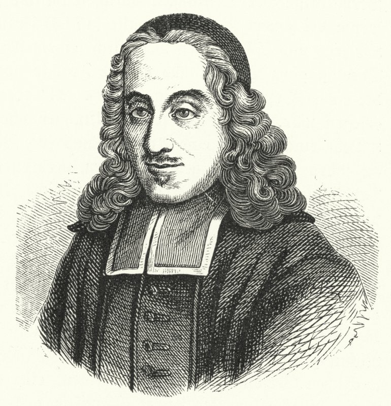Philipp Spener, teólogo luterano alemão (gravura) de German School