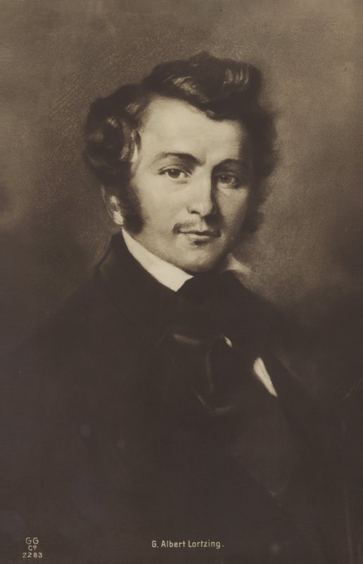 Retrato de Albert Lortzing de German School