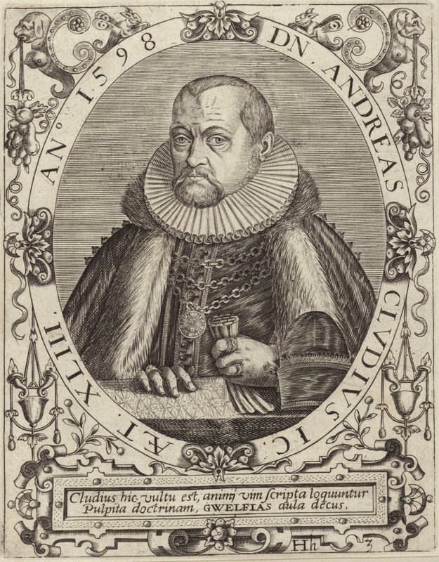 Retrato de Andreas Cludius de German School
