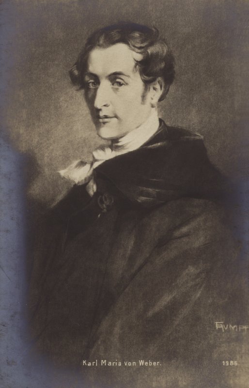 Retrato de Carl Maria von Weber de German School