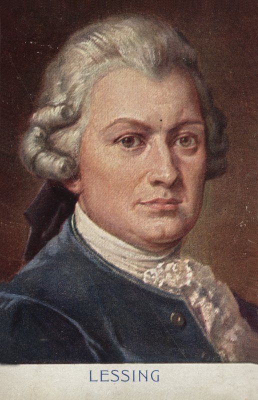 Retrato de Gotthold Ephraim Lessing de German School