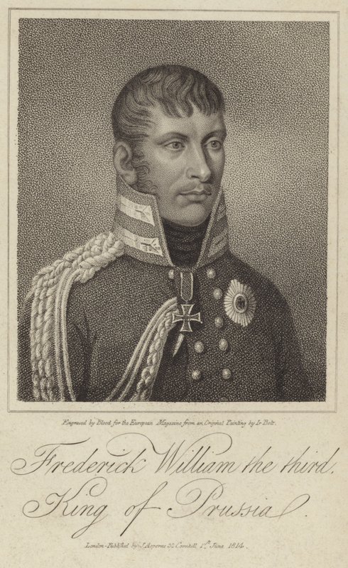 Retrato do rei Frederico Guilherme III da Prússia de German School