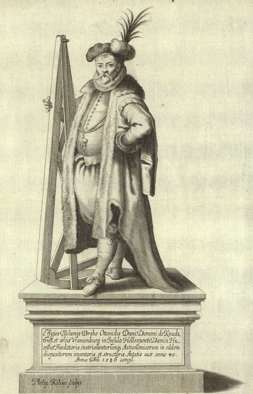 Retrato de Tycho Brahe de German School