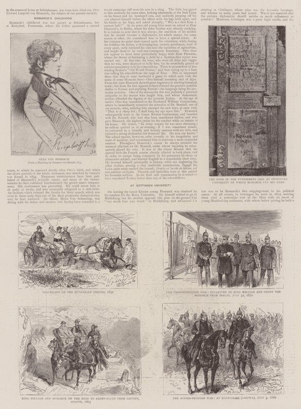 Príncipe Bismarck (gravura) de German School
