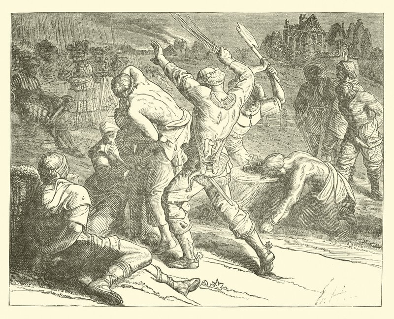 Punição de membros do Pobre Conrad de German School