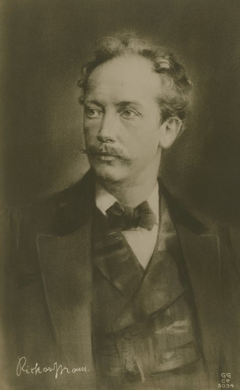 Richard Strauss, compositor alemão (gravura) de German School