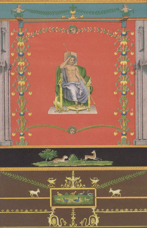 Pintura de parede romana de Pompéia de German School