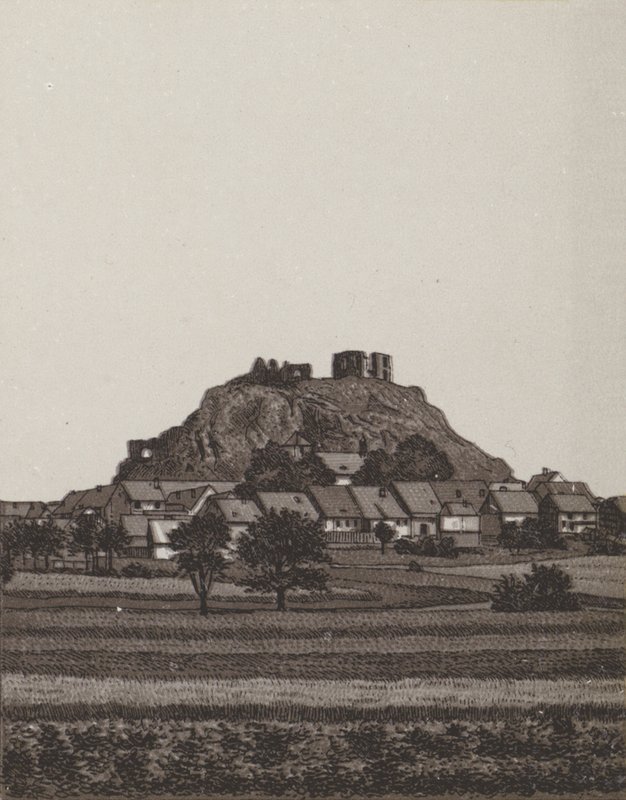 Casa dos anjos da ruína (litho) de German School