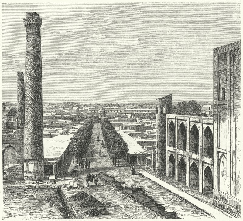 Samarkand (gravura) de German School