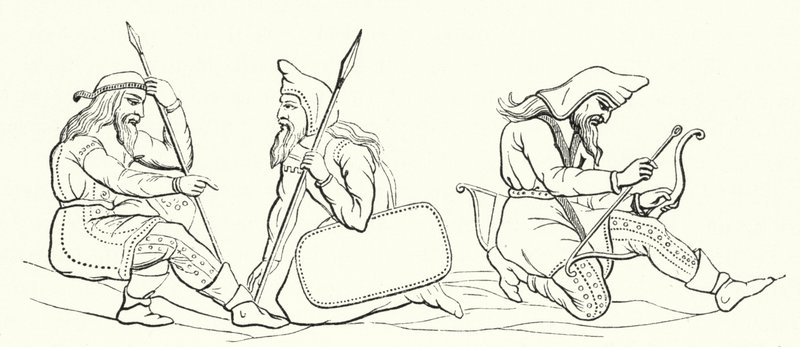 Scythians (gravura) de German School