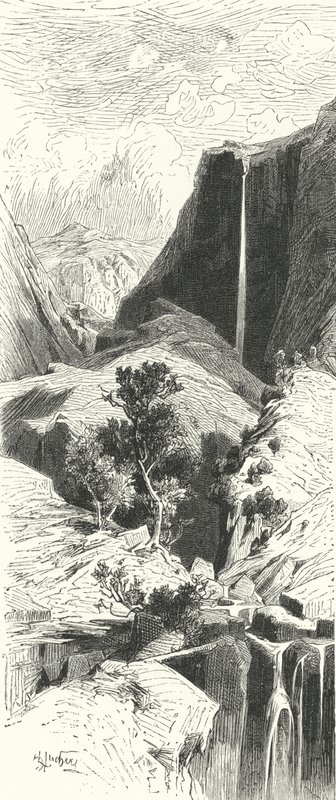 nascente do rio Styx (gravura) de German School