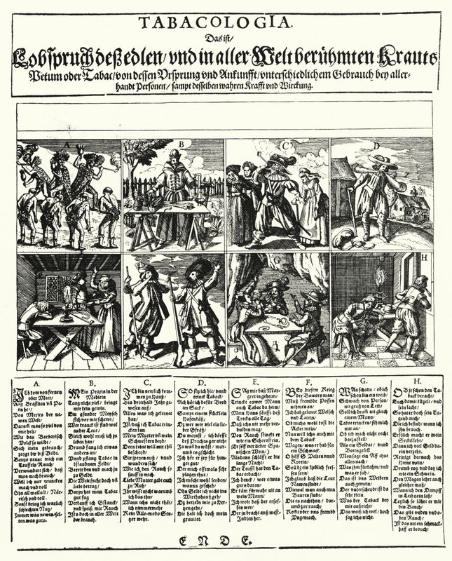 Tabacologia (gravura) de German School