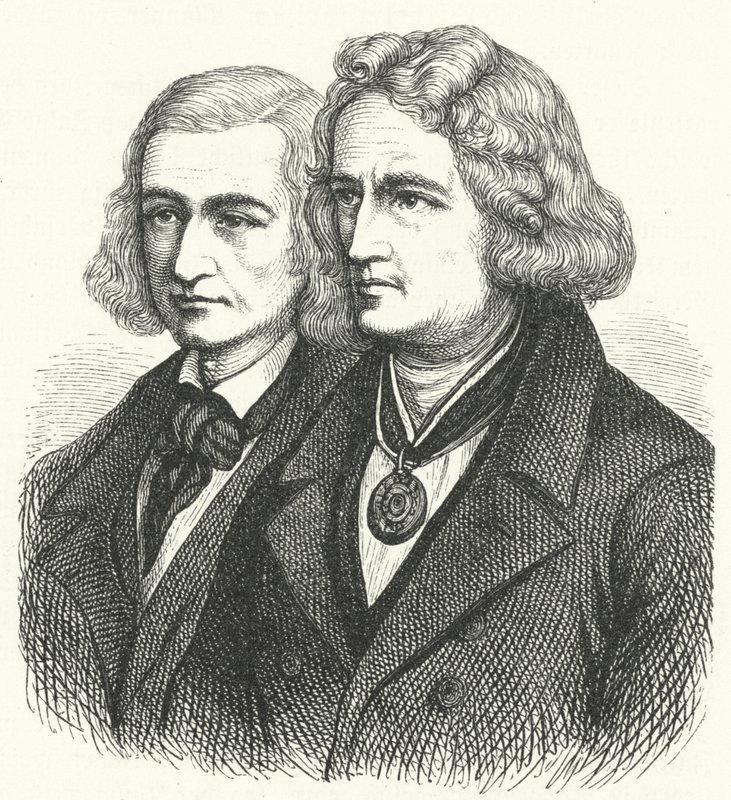 Os Irmãos Grimm (gravura) de German School