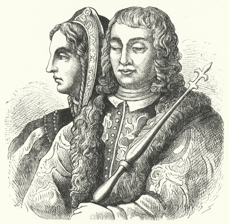 Os Monarcas Católicos, Isabel I de Castela e Fernando II de Aragão (gravura) de German School